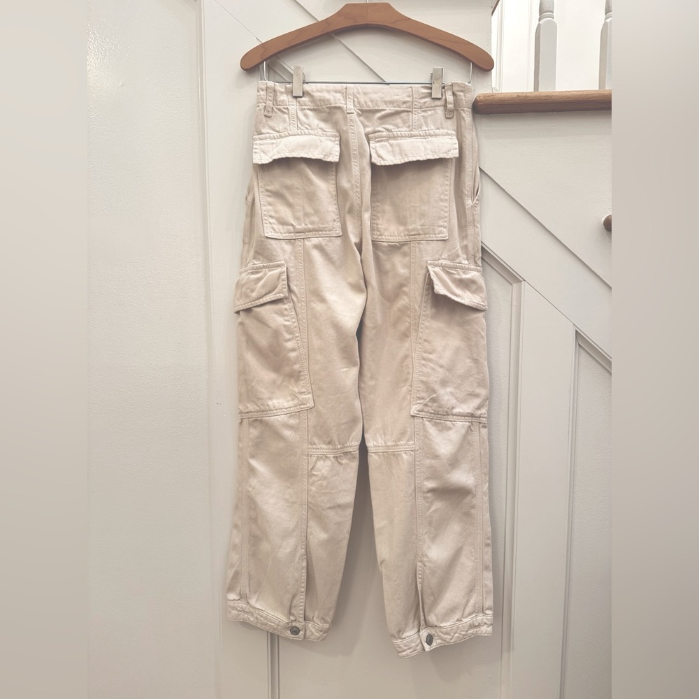 Free People • We The Free First Light Utility Pants • 4 • Almond Milk - Picture 6 of 12